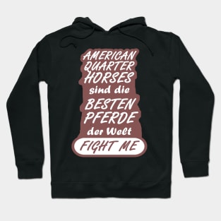 Pferderasse American Quarter Pferd Geschenk Hoodie